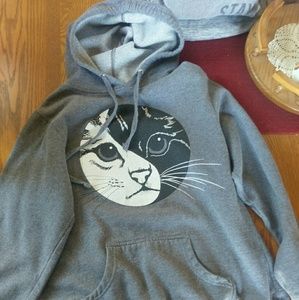 Ying Yang Cat Hoodie